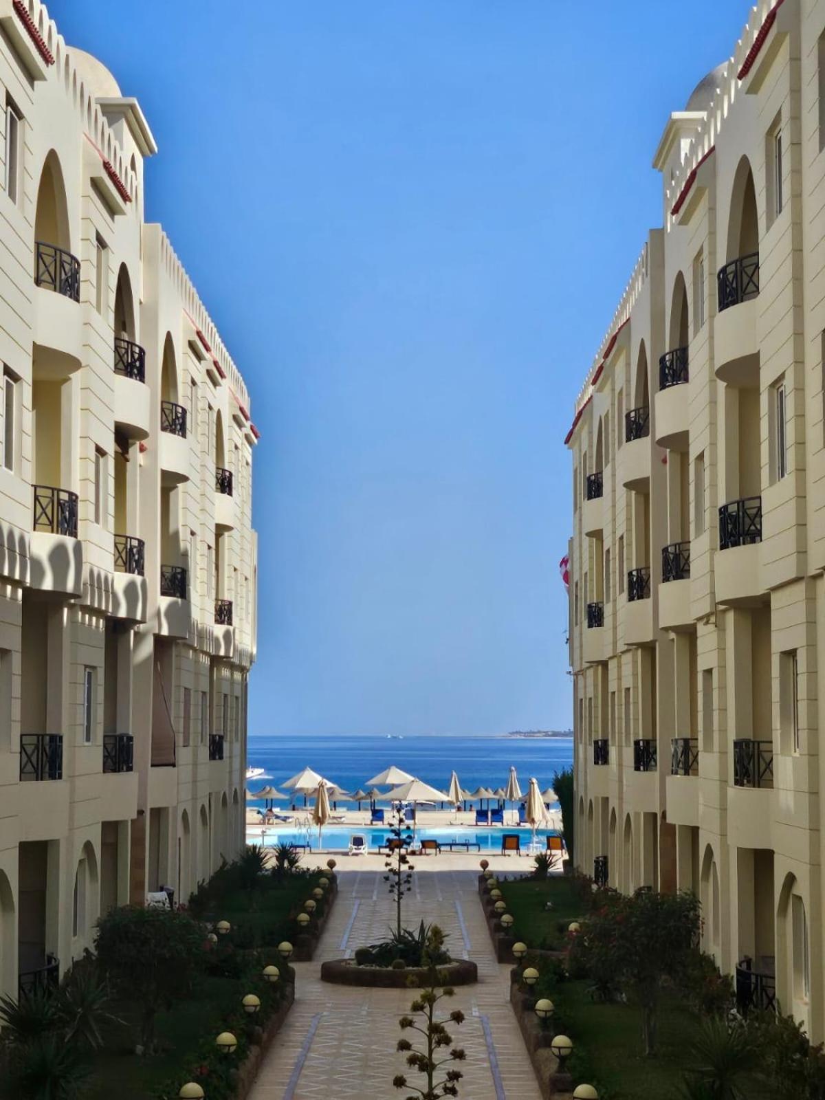 Palm Beach Piazza Apart Hotel Sahl Hasheesh Hurghada Eksteriør billede