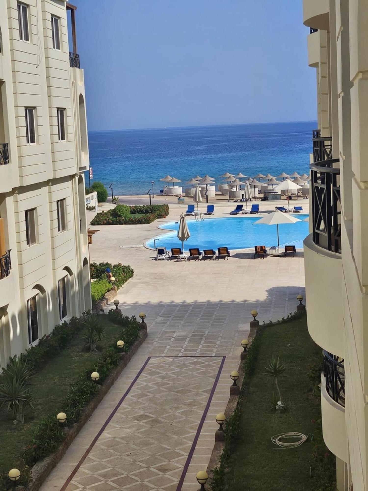 Palm Beach Piazza Apart Hotel Sahl Hasheesh Hurghada Eksteriør billede